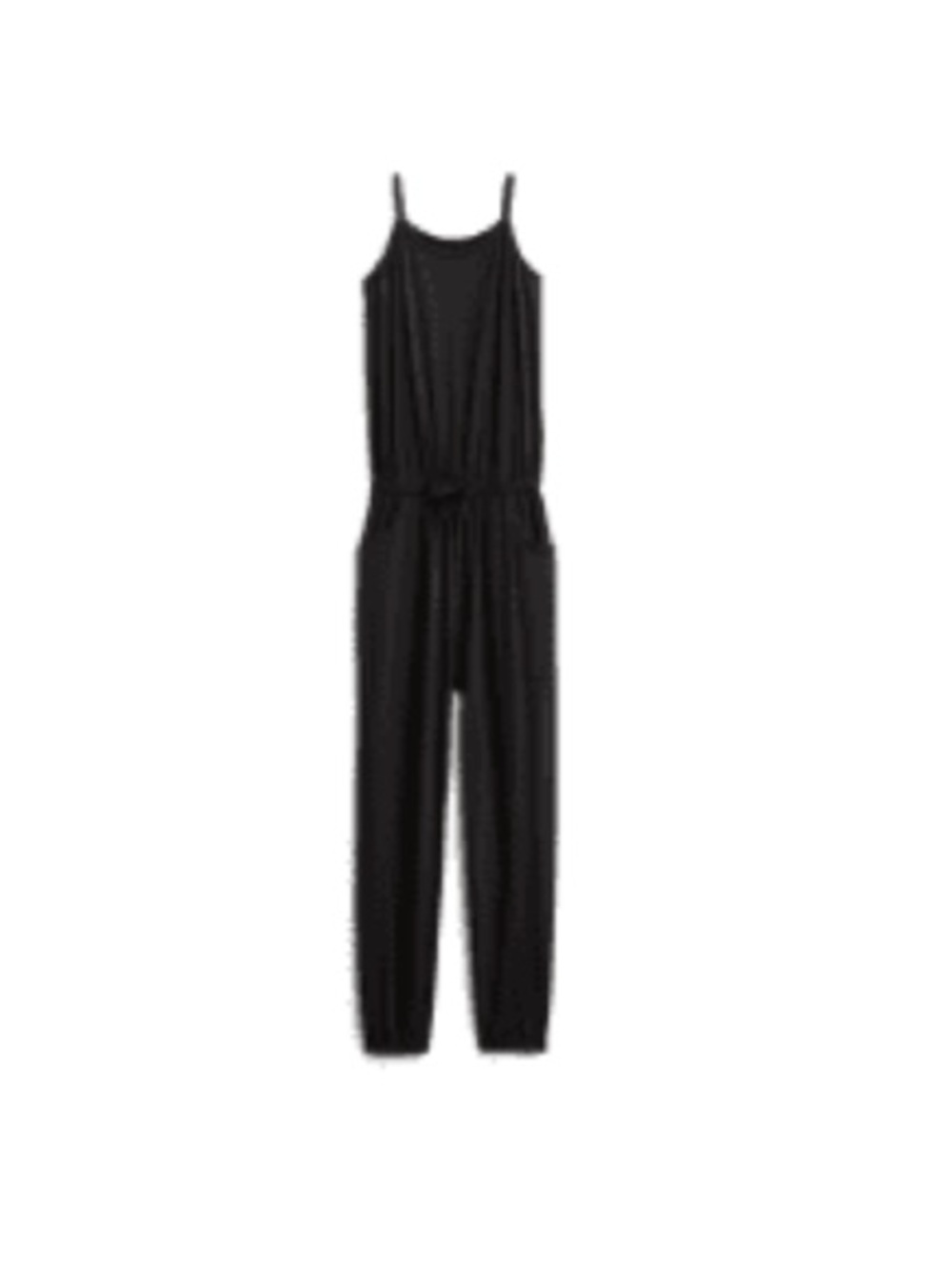 Rumi + Ryder Evangeline Tie Waist Black  Jumpsuit Girls Size M 8-10